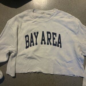 BRANDY MELVILLE John gilt Bay Area waffle Sweatshirt